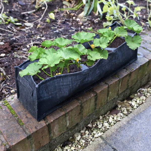 1 x Medium Multi Purpose Black Hessian Grow Bag 24in/60cm - C1408