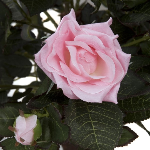 *Clearance* Artificial Pink Rose Tree 30 Flowers 120cm/4ft - A1405C