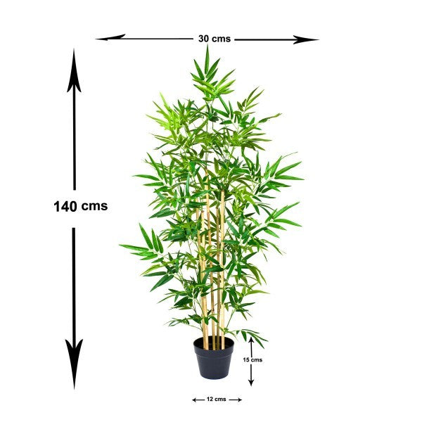 *Clearance* Artificial Bamboo Trees 140cm/4ft (Set of 2) - A1128C