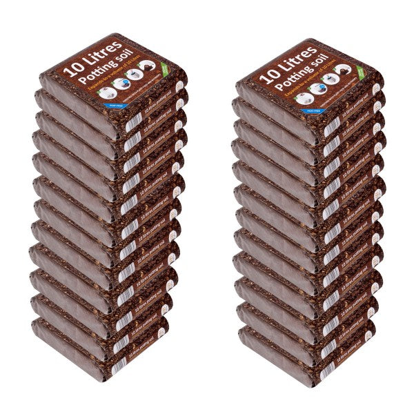 24 Packs Organic All Purpose Potting Compost Expands to 10 Litres