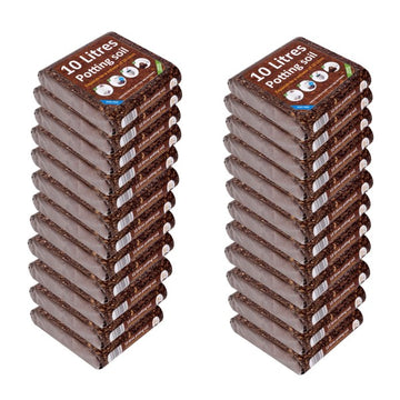 24 Packs Organic All Purpose Potting Compost Expands to 10 Litres