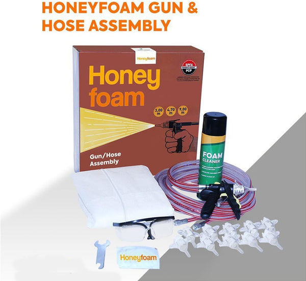 HoneyFoam 200 QR Insulation Spray Foam Kit - Complete Kit Included - DIY and Professional Use - DIY1719