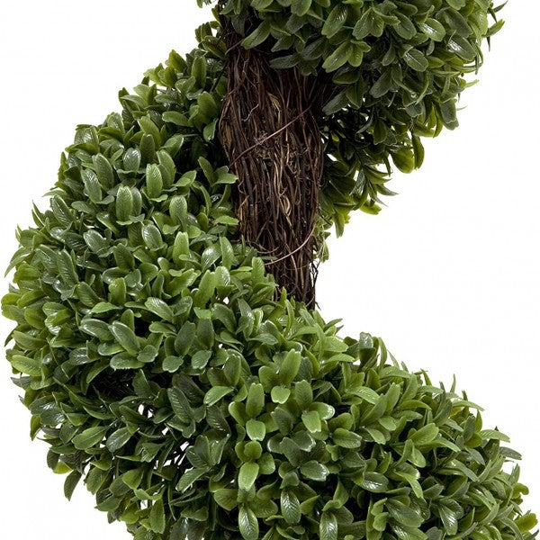  Artificial Spiral Boxwood Topiary Tree 120cm/4ft (Set of 2) - A1025