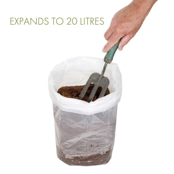 12 Packs Organic All Purpose Potting Compost Expands to 20L 