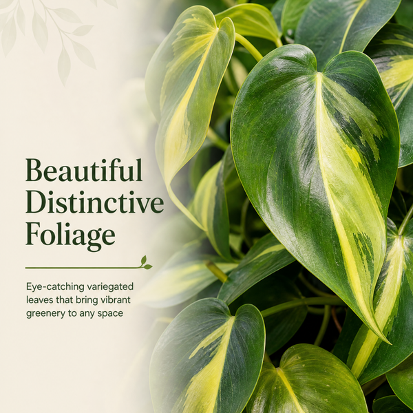 Jungle Shelf 3 Plant Collection - Philodendron Brasil, Golden Pothos & Maranta, 1L Pots
