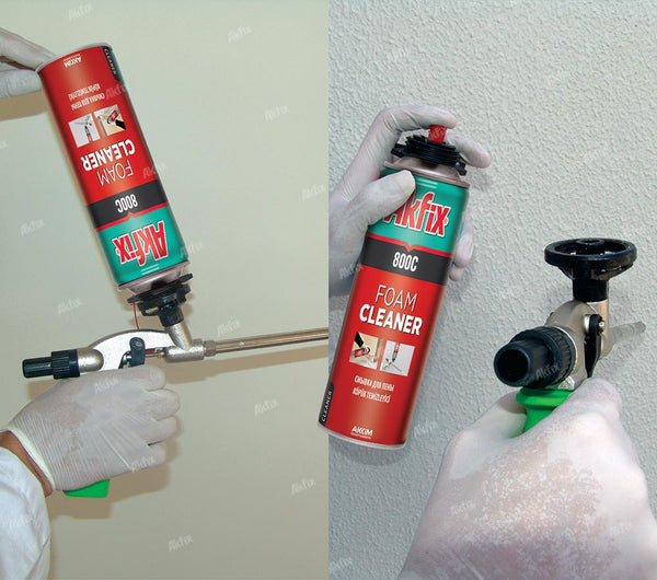 Akfix 800C Insulation Spray Foam Gun Cleaner - DIY1715