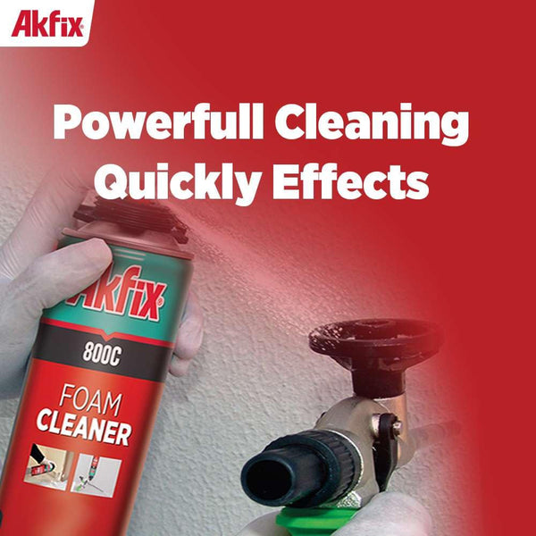 Akfix 800C Insulation Spray Foam Gun Cleaner - DIY1715