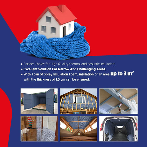 Akfix Thermcoat Insulation and Acoustic Spray Foam - DIY1712