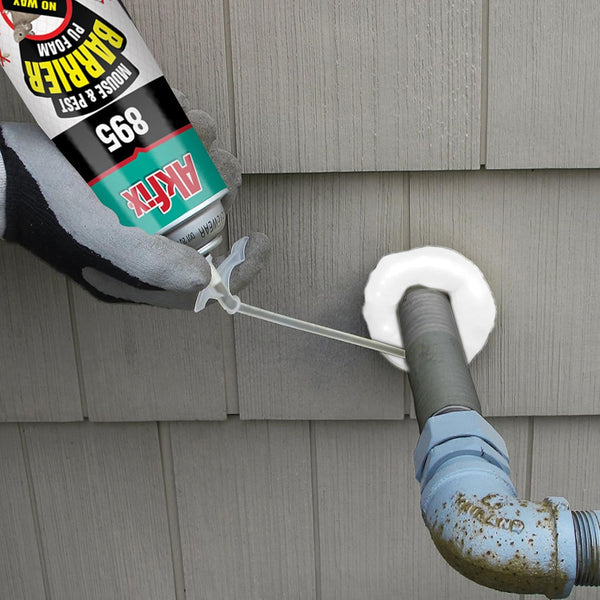 Akfix Mouse and Pest Barrier Foam 400ml - Expanding PU Foam for Sealing Gaps, Blocking Entry Points & Preventing Pest Intrusion - DIY1713