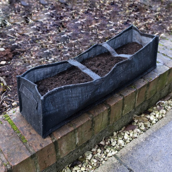 1 x Medium Multi Purpose Black Hessian Grow Bag 24in/60cm - C1408