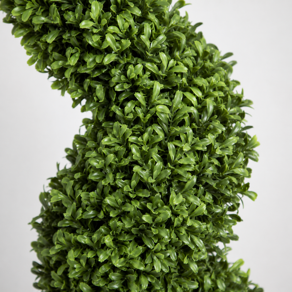 Premium Spiral Boxwood Topiary Trees (Set of 2) 120cm/4ft - A1004