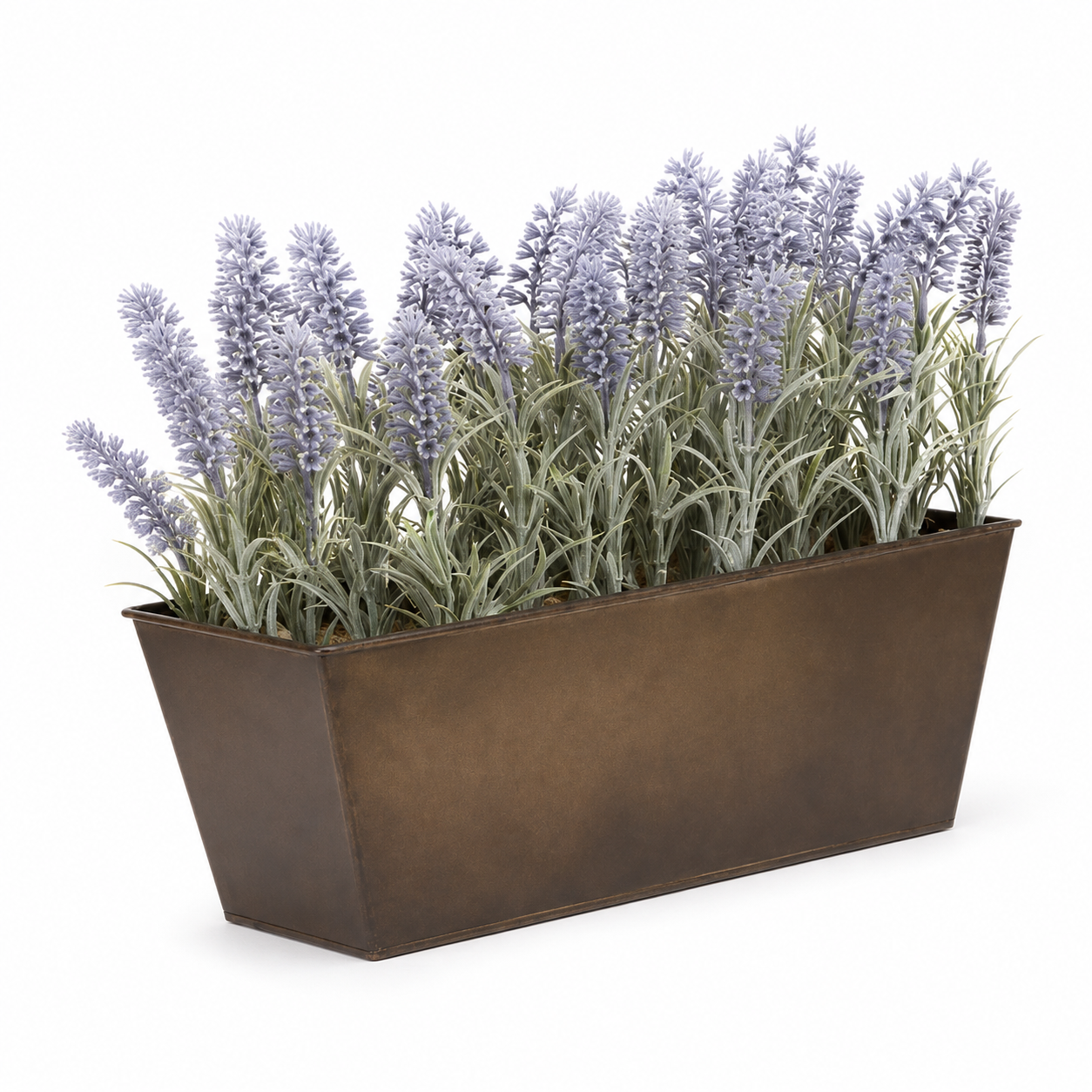 Lavender Tin Rustic Planter Window Box 30cm/12in - A1023