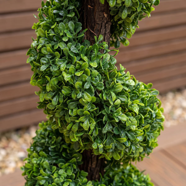 Spiral Boxwood Topiary Tree (Set of 2) 90cm/3ft - A1024