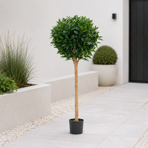 Bay Laurel Tree 5ft/150 cm - With Real Wood Trunk, Natural Leaf and Brown Berries - A1039