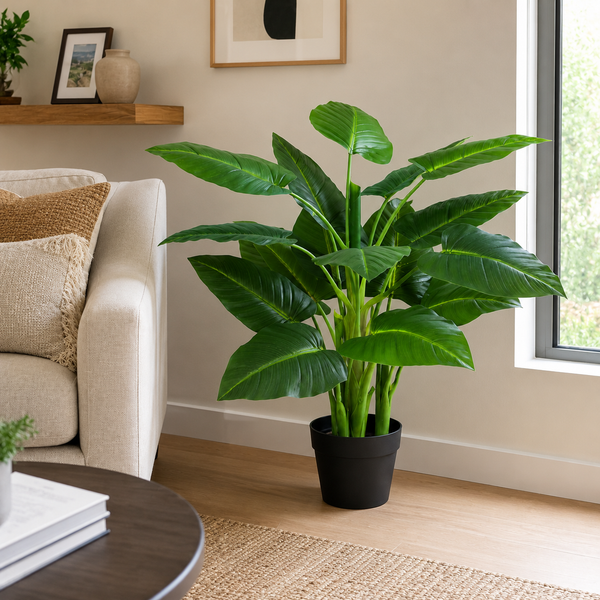 Calla Lily Tree in Black Pot 90cm/3ft - A1129