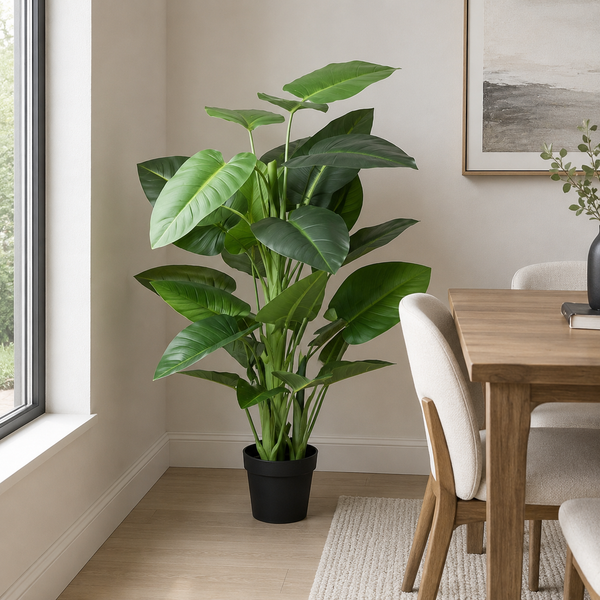 Large Calla Lily Tree in Black Pot 130cm/4ft - A1130