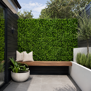 Green Wall Hedge with Small Leaf Foliage (Pack of 4) 50cm x 50cm - A1135