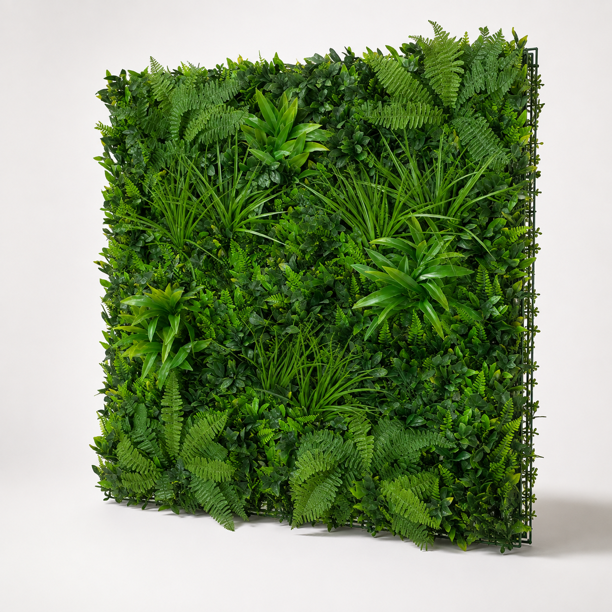 Premium Green Wall Hedge with Mixed Leaf Foliage (1m x 1m) - A1143