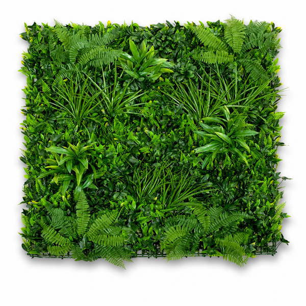 Premium Green Wall Hedge with Mixed Leaf Foliage (1m x 1m) - A1143