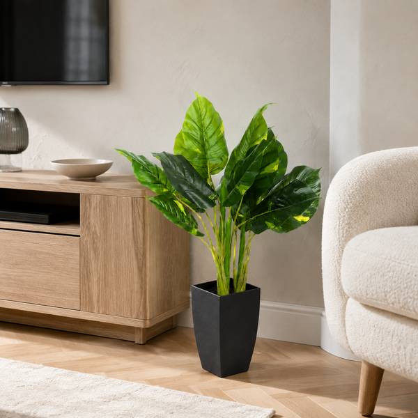 Real Touch Pothos Plant in Black Pot 75cm/2ft - A1164