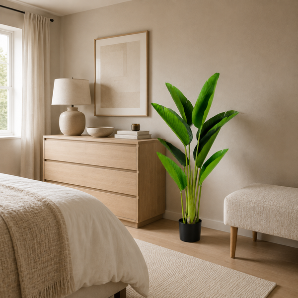 Real Touch Bird of Paradise Tree in Pot 120cm/4ft - A1198