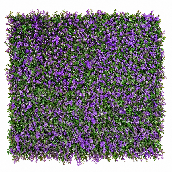 Green Wall Hedge with Purple Leaf Foliage (Pack of 4) 50cm x 50cm - A1264