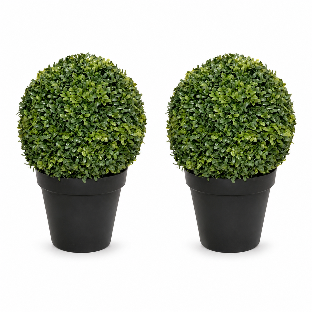 Boxwood Topiary Ball Potted Plant (Set of 2) 30cm/12in - A1301