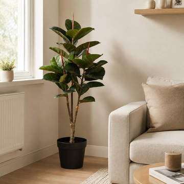 Large Real Touch Rubber Tree 4ft/120cm - A1364