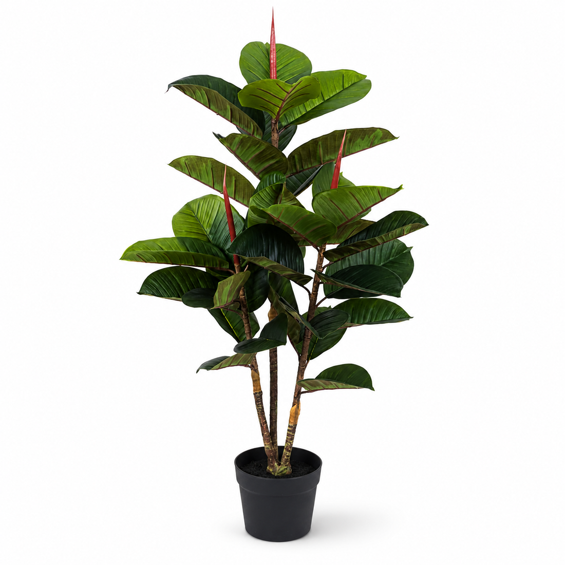 Large Real Touch Rubber Tree 4ft/120cm - A1364