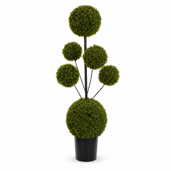 Six Ball Boxwood Topiary Tree 4ft/120cm - A1417