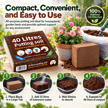 Organic All Purpose Potting Compost Soil - 40Ltr - C1159