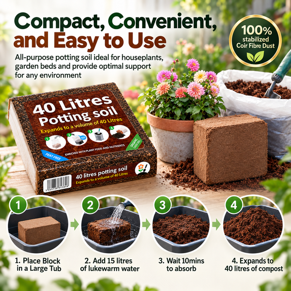 Organic All Purpose Potting Compost Soil - 40Ltr - C1159