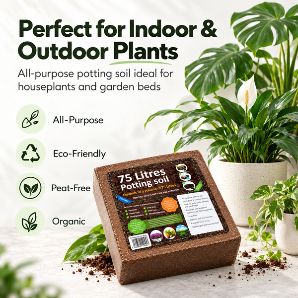 Organic All Purpose Potting Compost Soil - 75Ltr - C1160