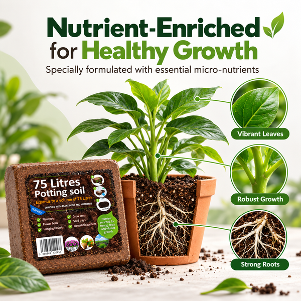 Organic All Purpose Potting Compost Soil - 75Ltr - C1160