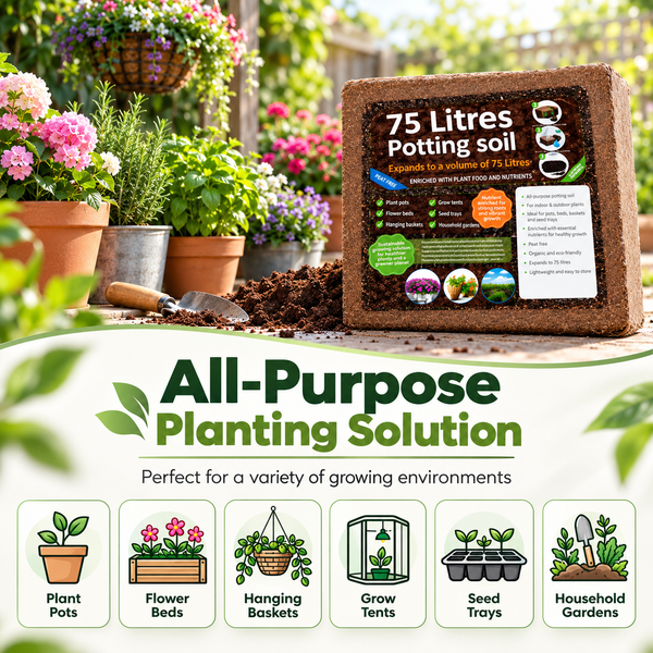 Organic All Purpose Potting Compost Soil - 75Ltr - C1160
