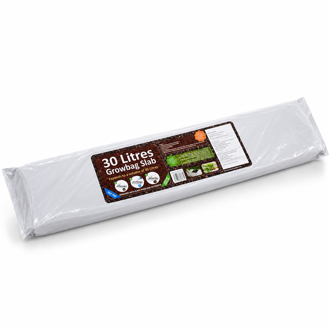 Organic Purpose Potting Compost Soil Grow Bag - 30Ltr - C1162
