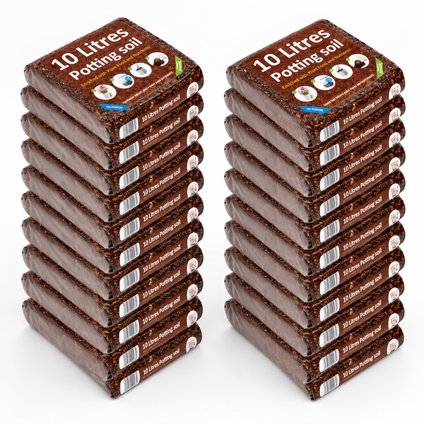 24 Packs Organic All Purpose Potting Compost Expands to 10 Litres - C1452