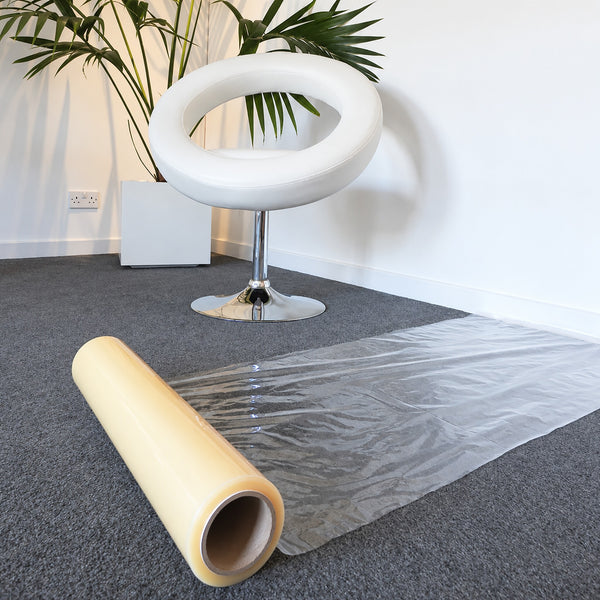MAXAM Carpetpro Adhesive Carpet Protector Film  - Various Sizes Available