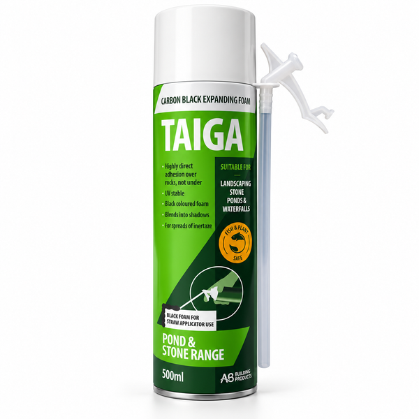 TAIGA Black PU Landscape Pond & Waterfall Foam 500ml - DIY1423