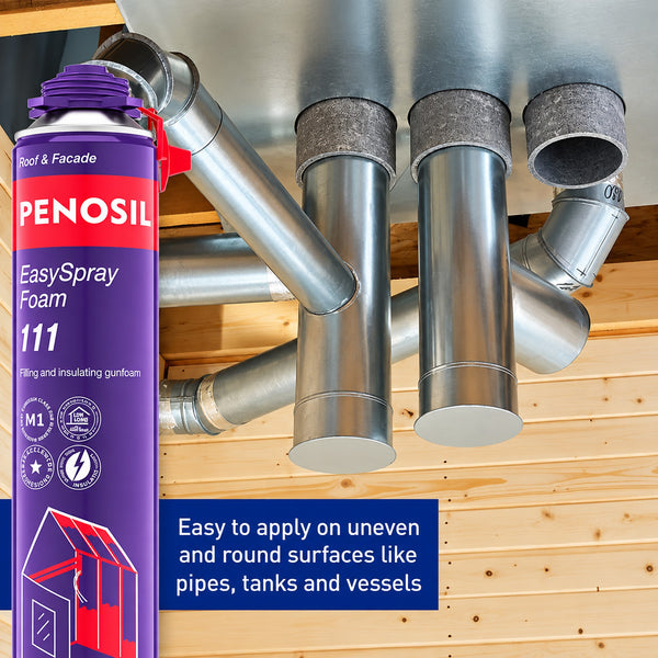 Penosil DIY Easy Spray Foam Insulation 700ml Can 'Gun-Applied' - Applicator Not Included - DIY1426