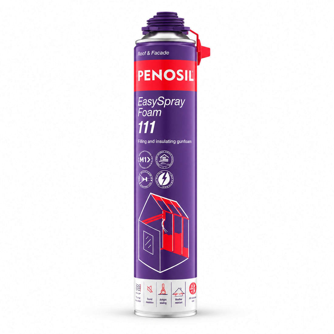 Penosil DIY Easy Spray Foam Insulation 700ml Can 'Gun-Applied' - Applicator Not Included - DIY1426