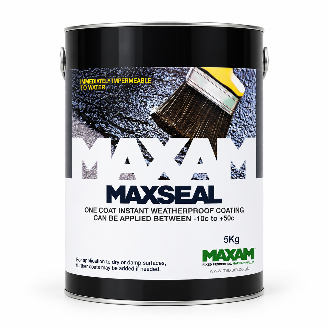 MAXAM Maxseal - One Coat Instant Weatherproof Coating (5L) - DIY16001