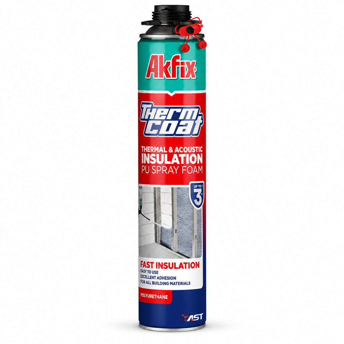 Akfix Thermcoat Insulation and Acoustic Spray Foam - DIY1712