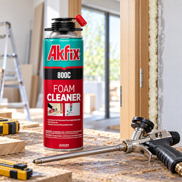 Akfix 800C Insulation Spray Foam Gun Cleaner - DIY1715