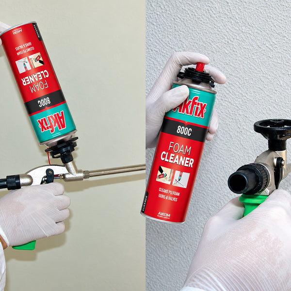 Akfix 800C Insulation Spray Foam Gun Cleaner - DIY1715