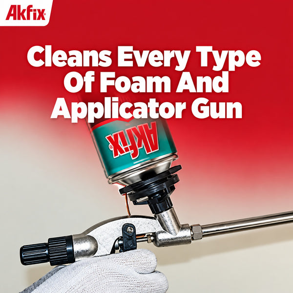 Akfix 800C Insulation Spray Foam Gun Cleaner - DIY1715