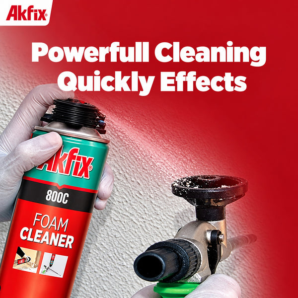 Akfix 800C Insulation Spray Foam Gun Cleaner - DIY1715