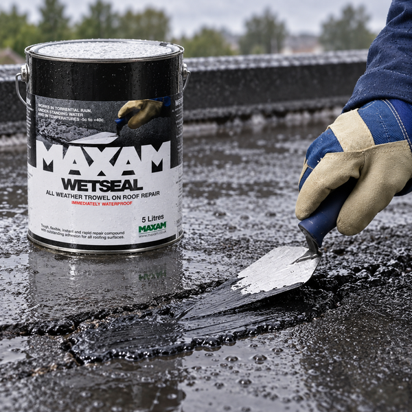 MAXAM Wetseal - All Weather Roofing & Gutter Repair (5L) - DIY18001