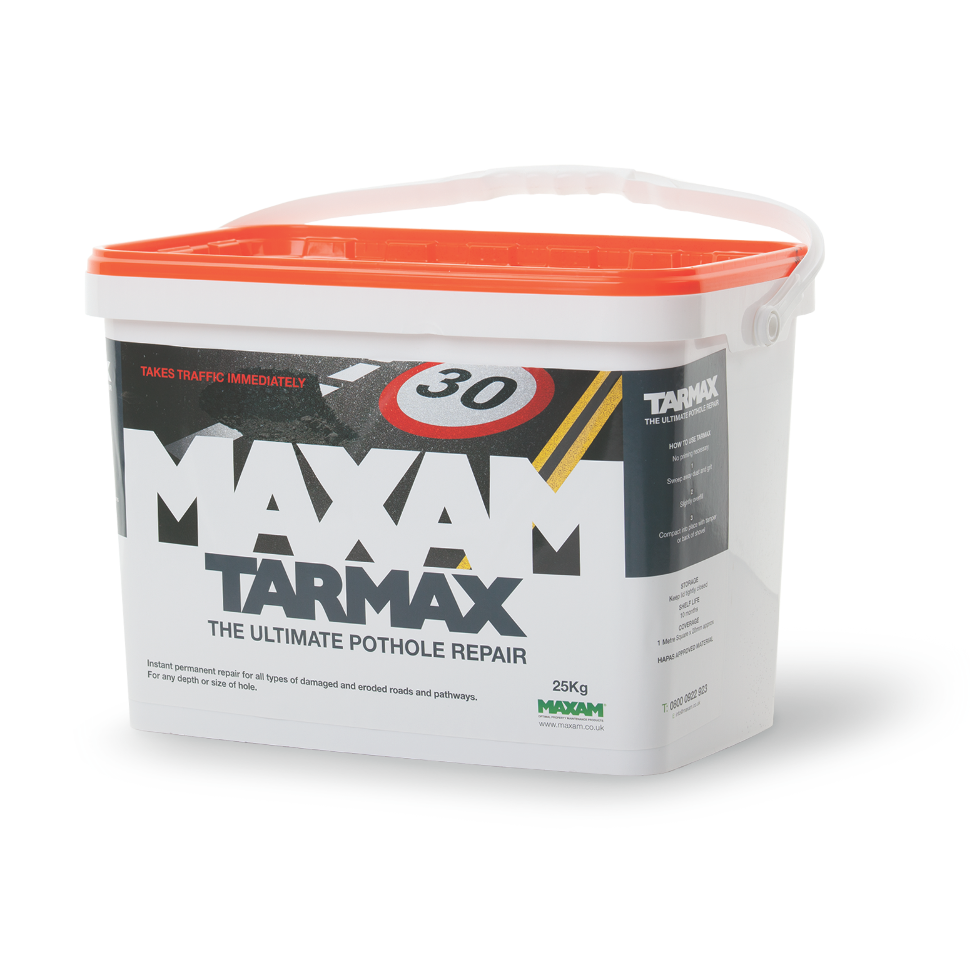 MAXAM Tarmax - The Ultimate Premium Pothole Repair (25kg) - DIY20001-MA