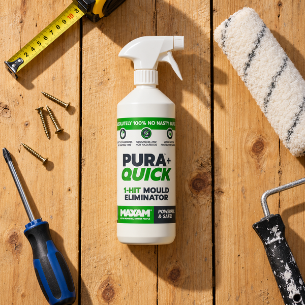 MAXAM PURA+ QUICK 1-Hit Mould Eliminator - 1L Trigger Spray - DIY2014-MA